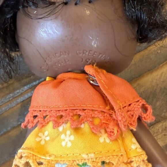 Vtg 80’s Strawberry Shortcake ORANGE BLOSSOM Doll With Comb - American Greetings - Picture 8 of 9